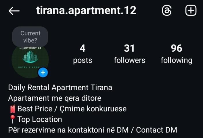 Tirana Center Apartment 12 Esterno foto